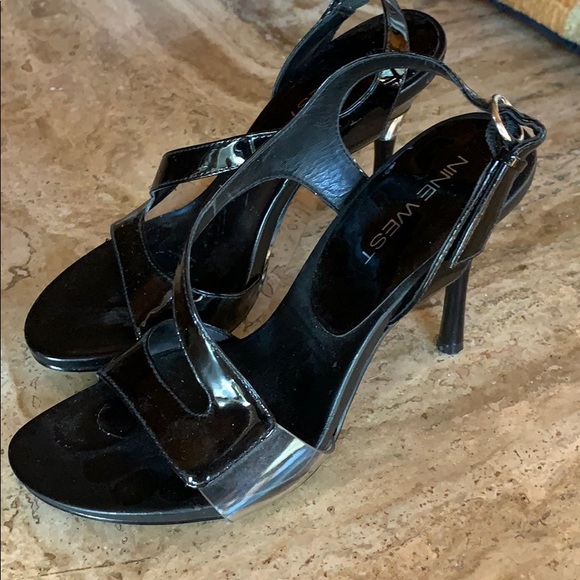 New without tags black Nine West 51/2m heels see pictures - Picture 4 of 13